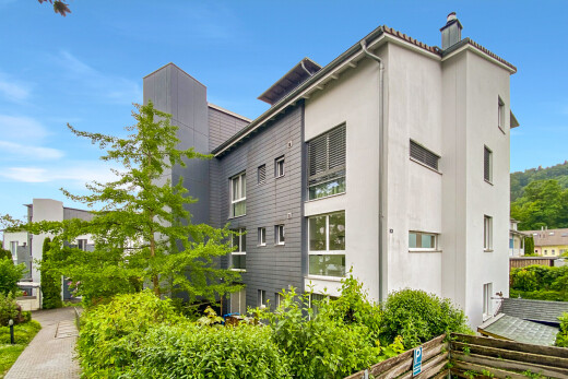 außenansicht mit schornstein, day time, stuckverkleidung, und property visible