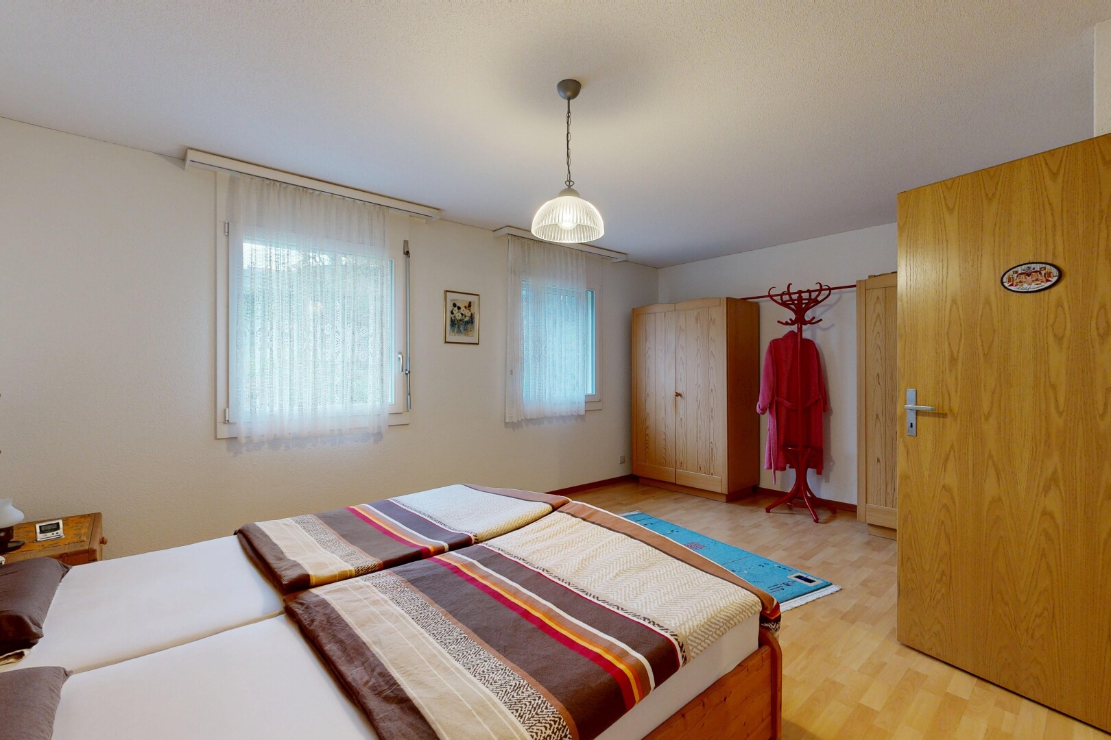 room with wood finished floors