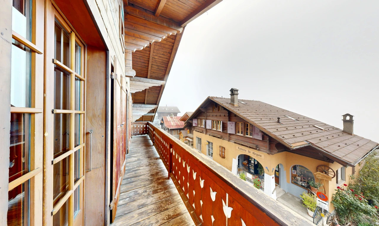 balcon avec balcon et overcast