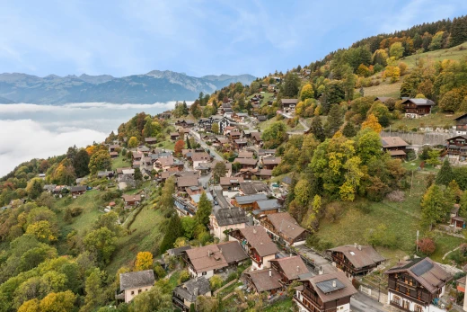 vue sur la montagne avec vue sur la montagne et mountain view