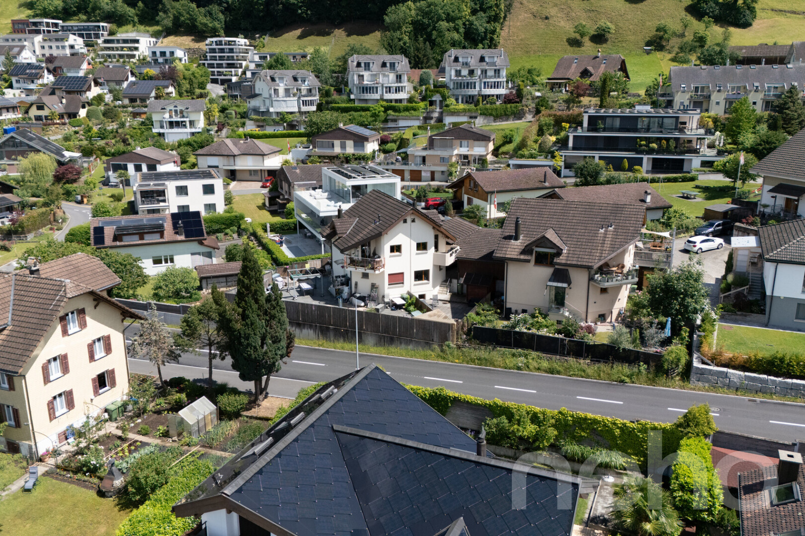 außenansicht mit aerial view