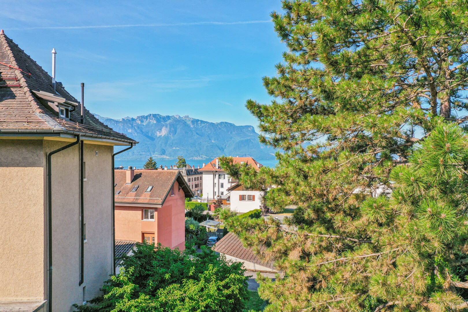 blick auf die berge mit mountain view, blick auf die berge, und day time