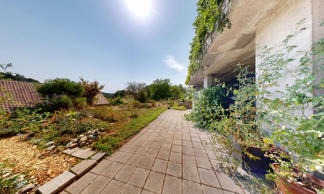 jardin avec from property et day time