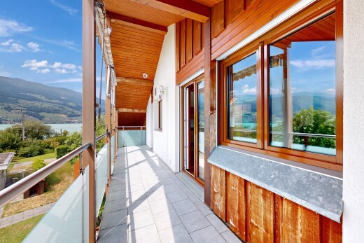 balkon mit balkon, day time, blick auf die berge, und mountain view