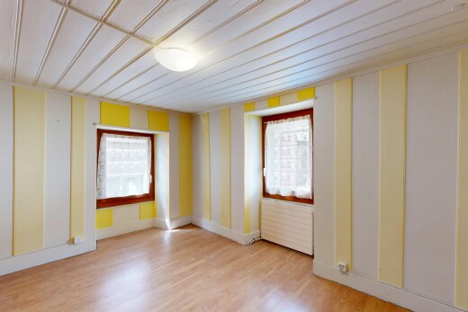spare room with light wood-style floors