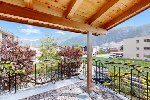 balkon mit mountain view, blick auf die berge, from property, und terrasse