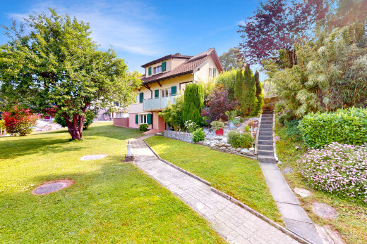 garten mit property visible, day time, und rasen