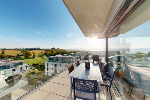 balcon avec view focus, day time, from property, et balcon