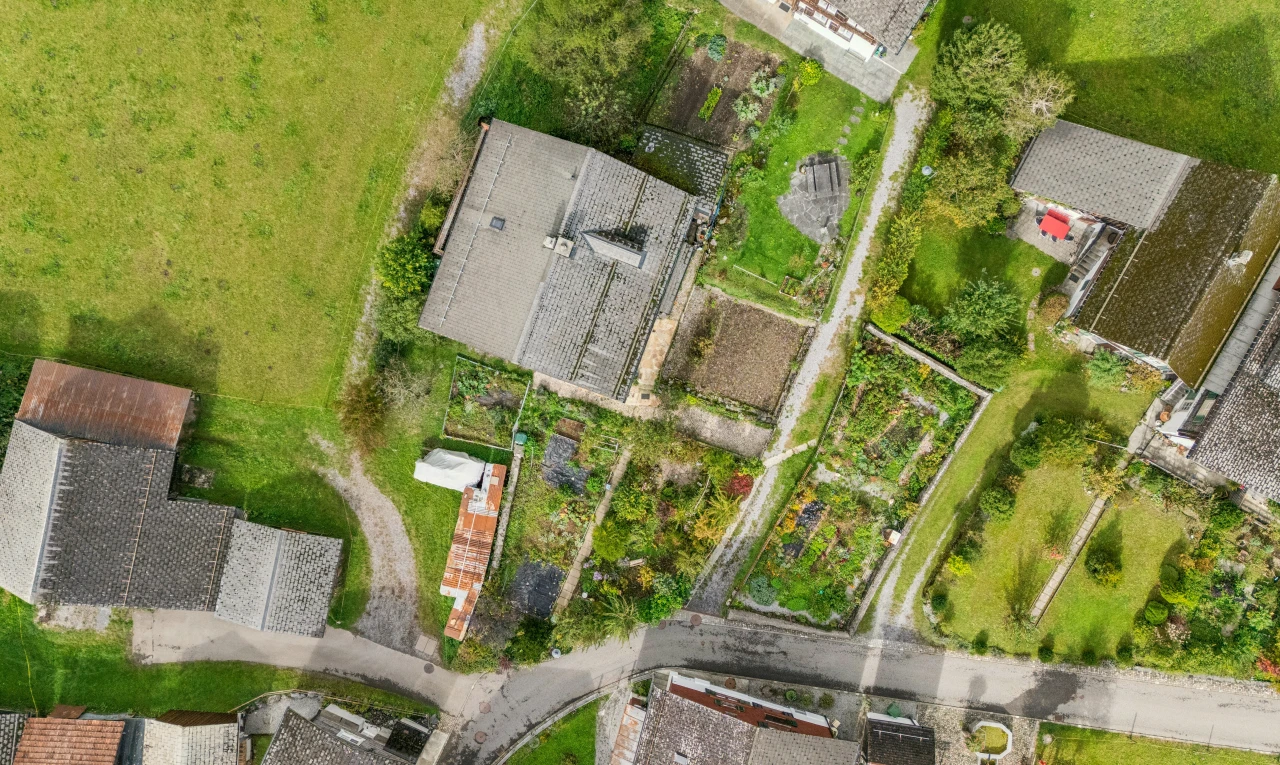 aerial view of property's location