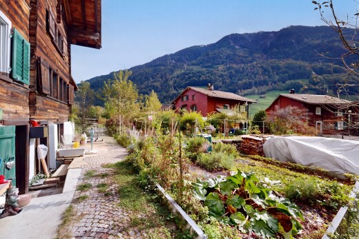 blick auf die berge mit blick auf die berge, mountain view, from property, view focus, und day time