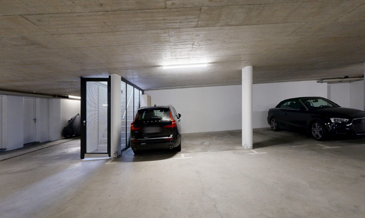 parken mit parkgarage und inside community