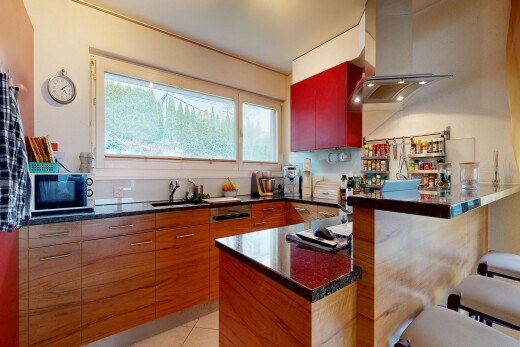 küche mit küchenbar, kitchen bar, dunstabzugshaube, küchentheke, und kitchen peninsula