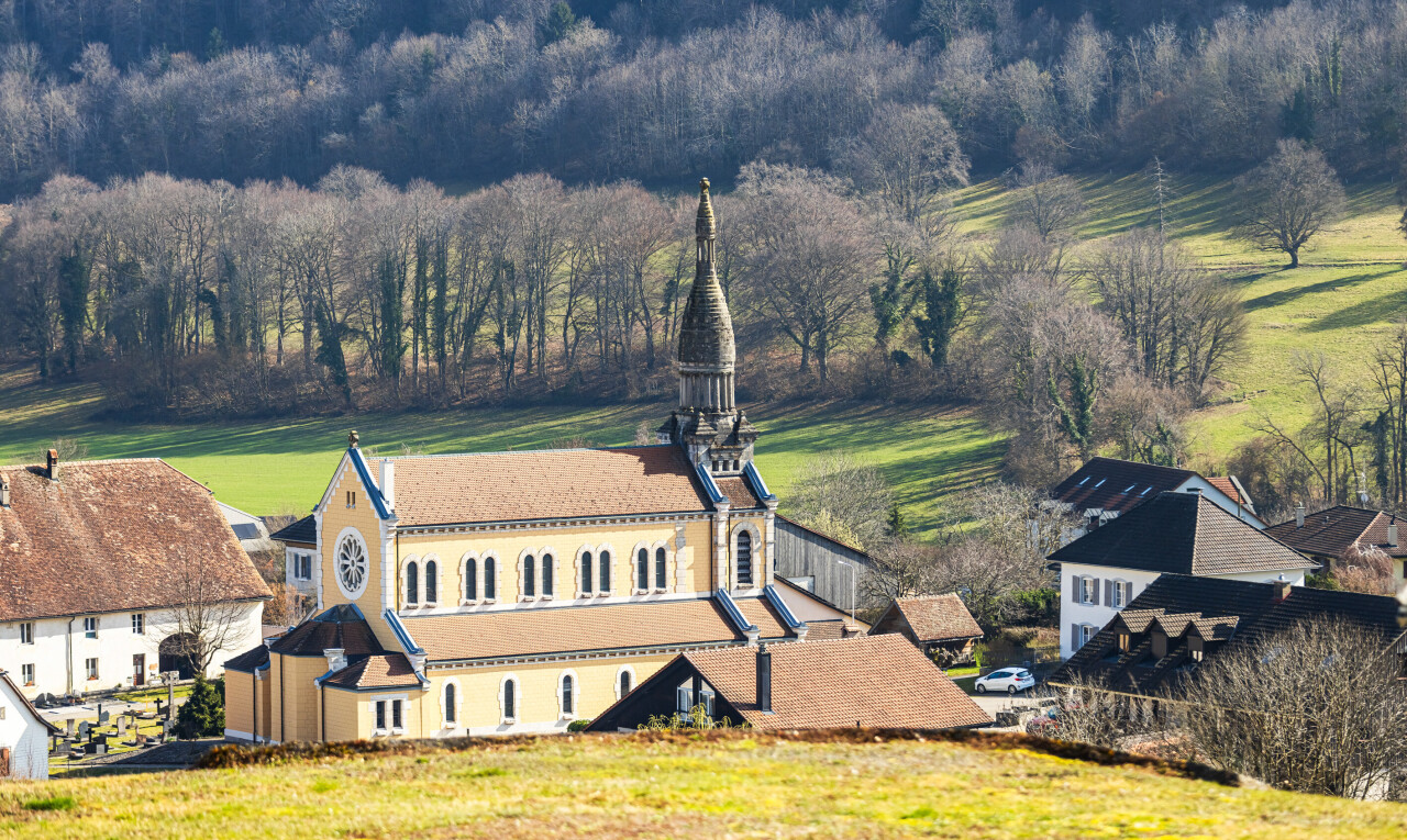 façade avec pelouse