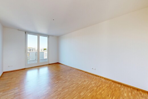 pièce vide avec day time, cloison sèche, drywall, sol en finition bois, et wood finish floor