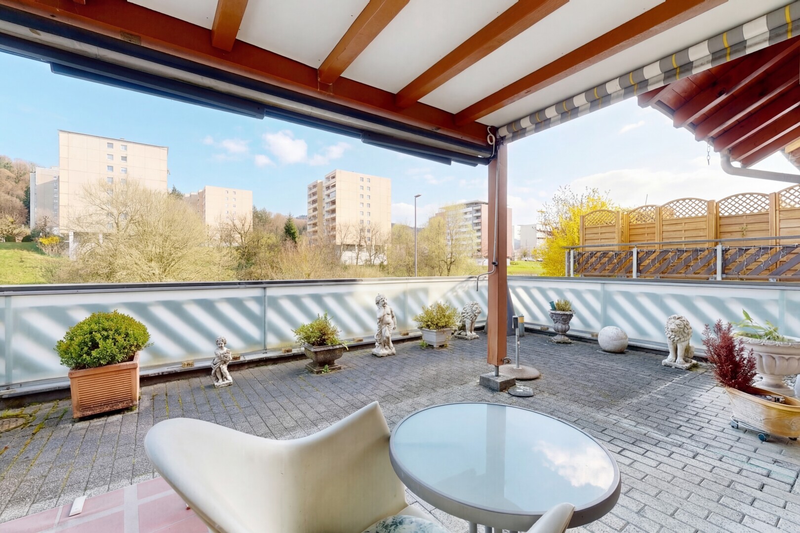 terrasse mit day time, terrasse, und from property