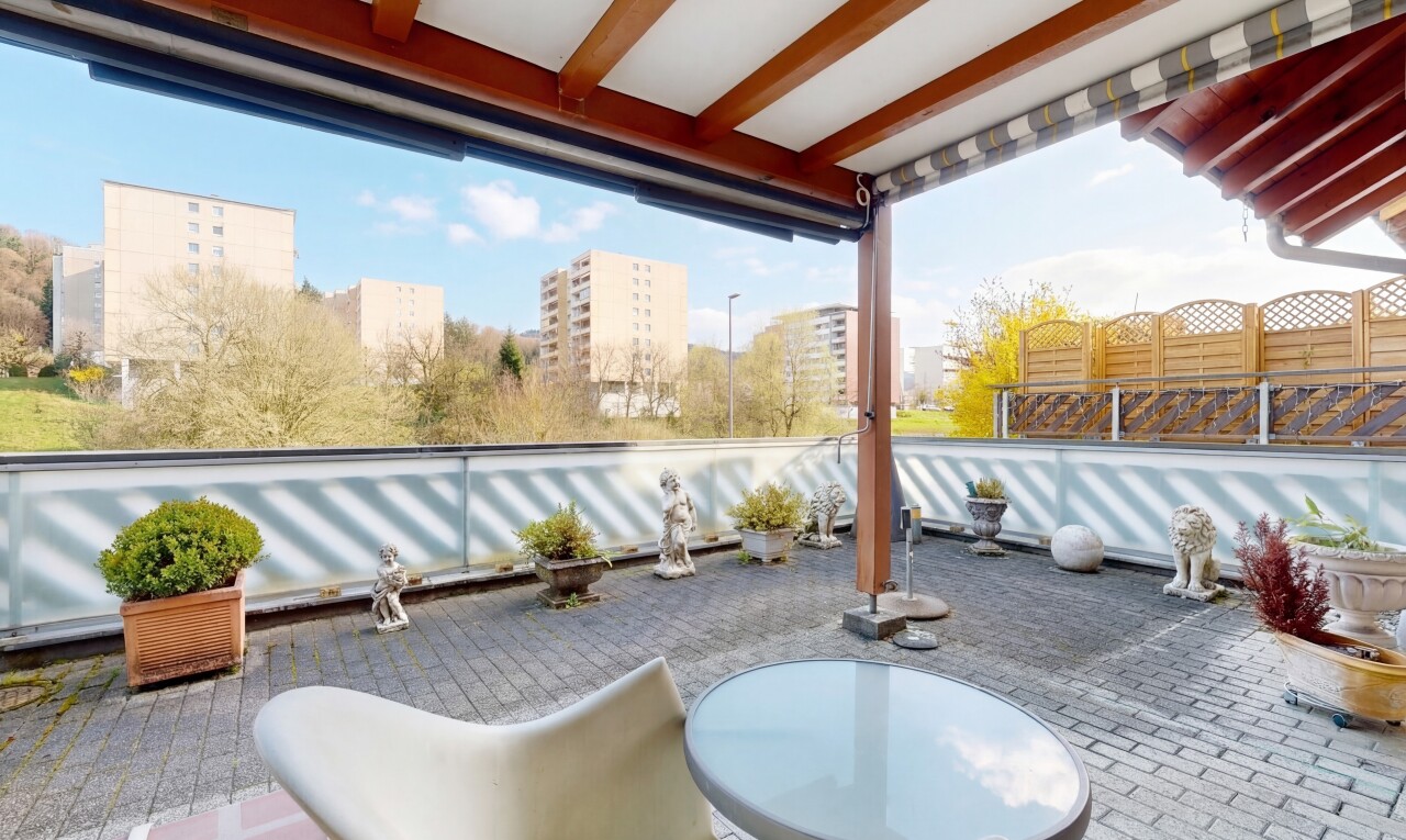 terrasse mit day time, terrasse, und from property