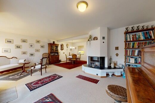 salon avec drywall, cloison sèche, inside property, carpet, et moquette