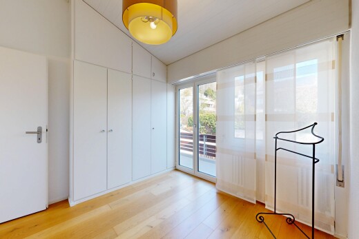 empty room with light wood-style floors