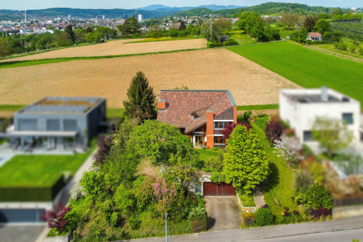 außenansicht mit ländliche aussicht und rasen