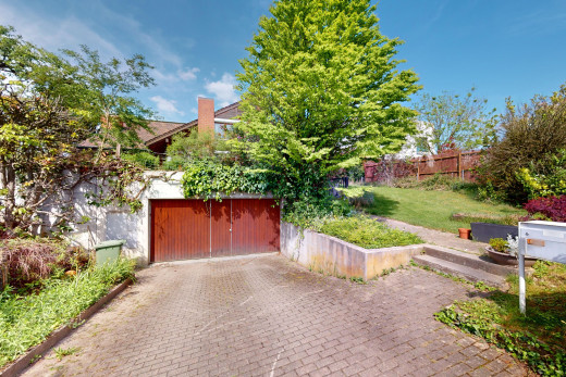 garten mit zaun und rasen