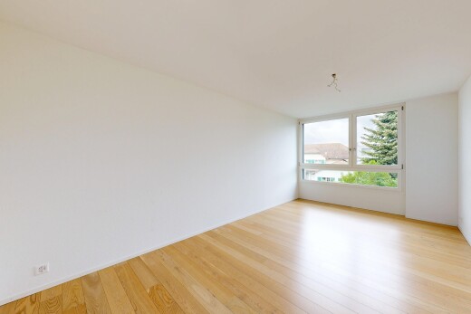 leerer raum mit natürliches licht, natural light, holzfußboden, wood finish floor, und gipskartonwand