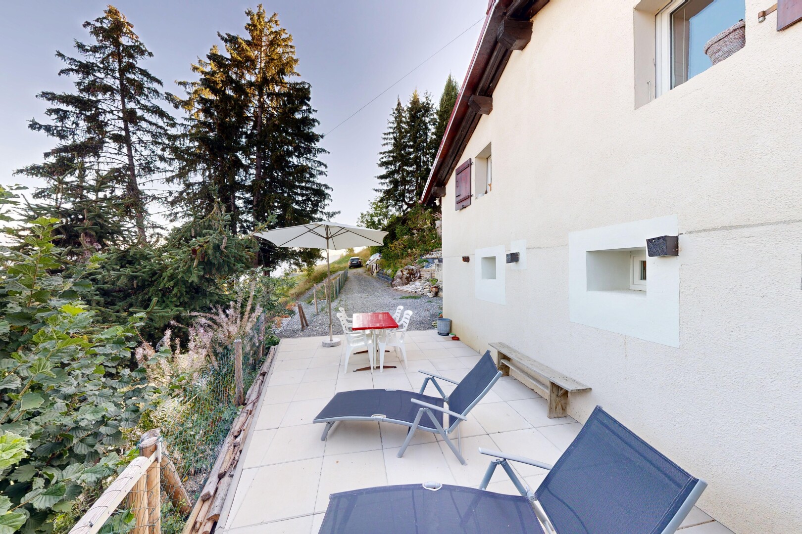 terrasse avec terrasse, from property, et day time