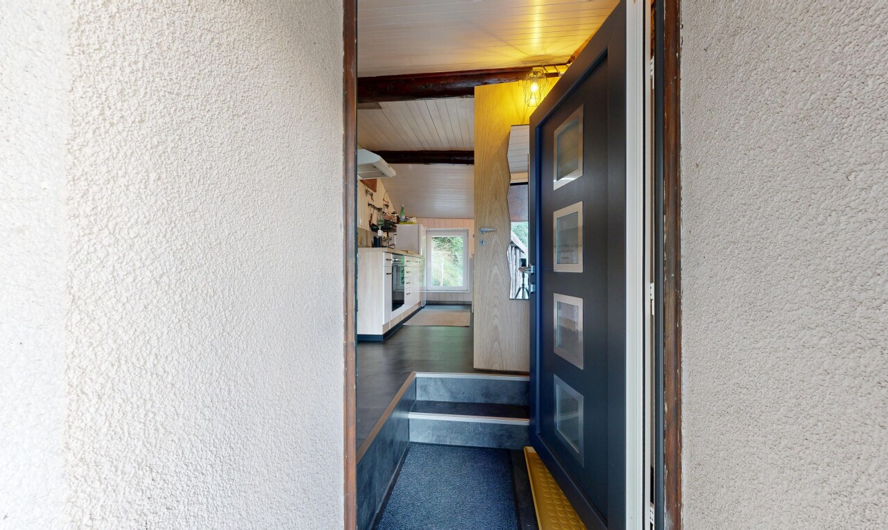 couloir avec textured wall et mur texturé
