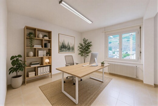 leerer raum mit kühler, inside property, natürliches licht, natural light, und gipskartonwand