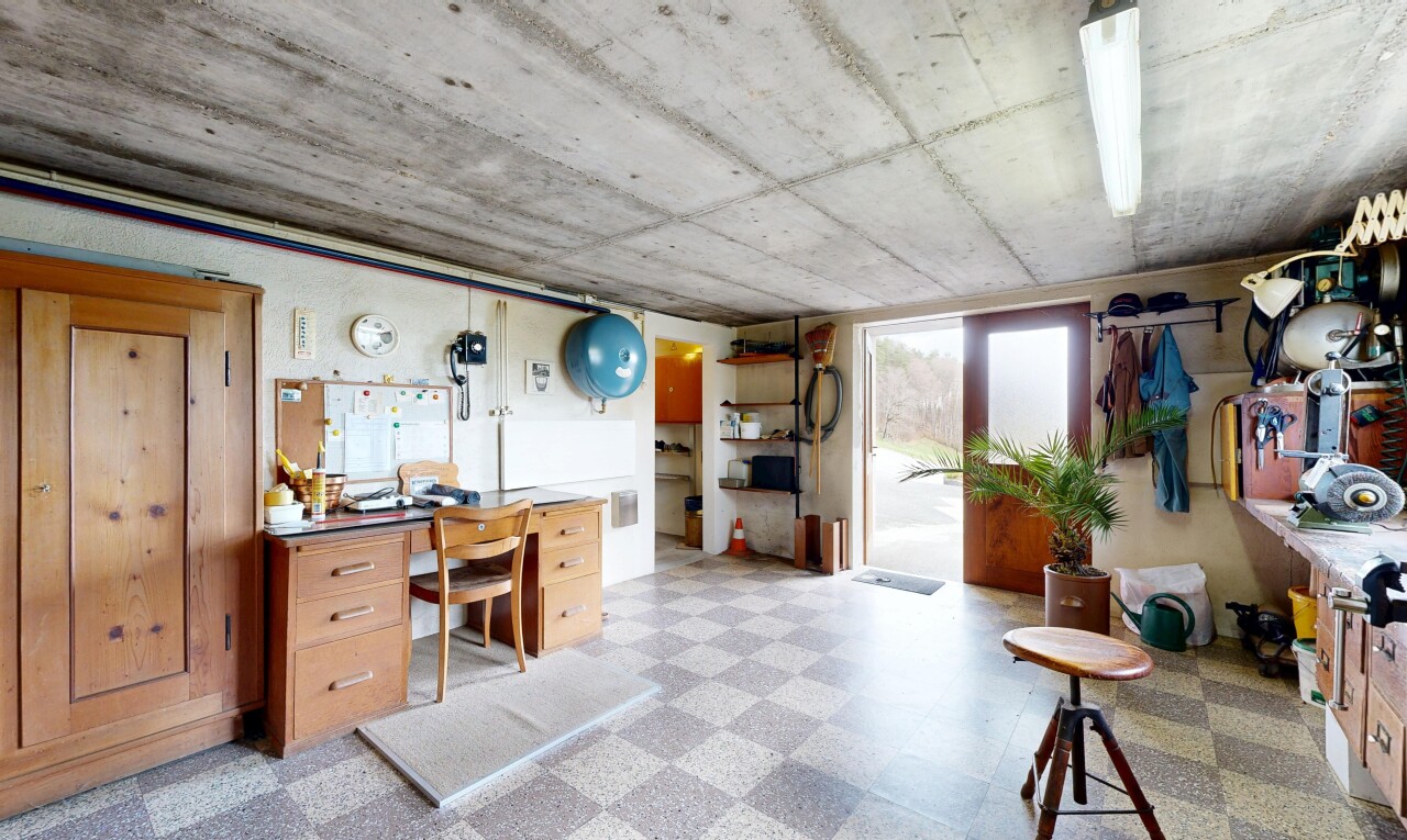 kitchen featuring light flooring