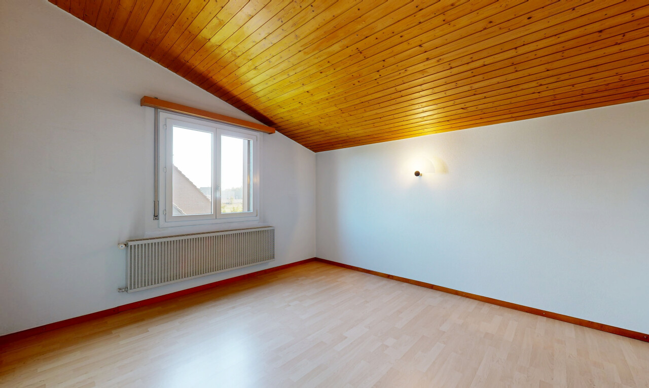 leerer raum mit wood ceiling, holzdecke, vaulted ceiling, dachschräge, und kühler