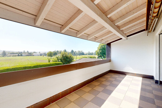 terrasse mit balkon, view focus, from property, und day time
