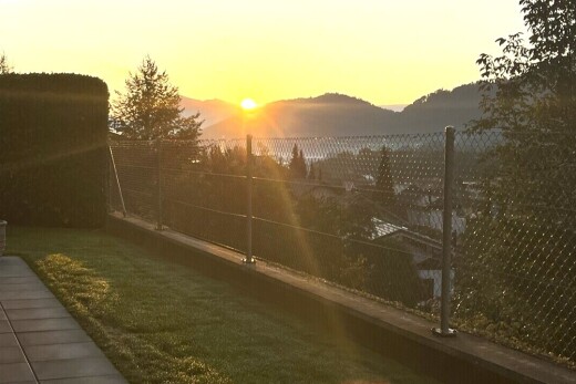 view of mountain background