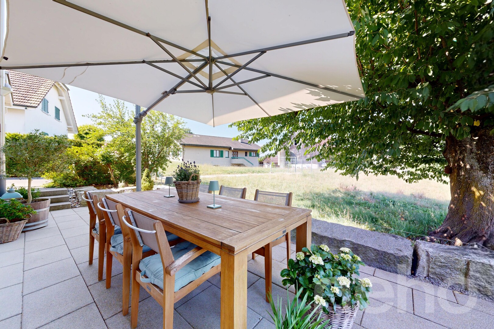 terrasse mit essbereich im freien, terrasse, und from property