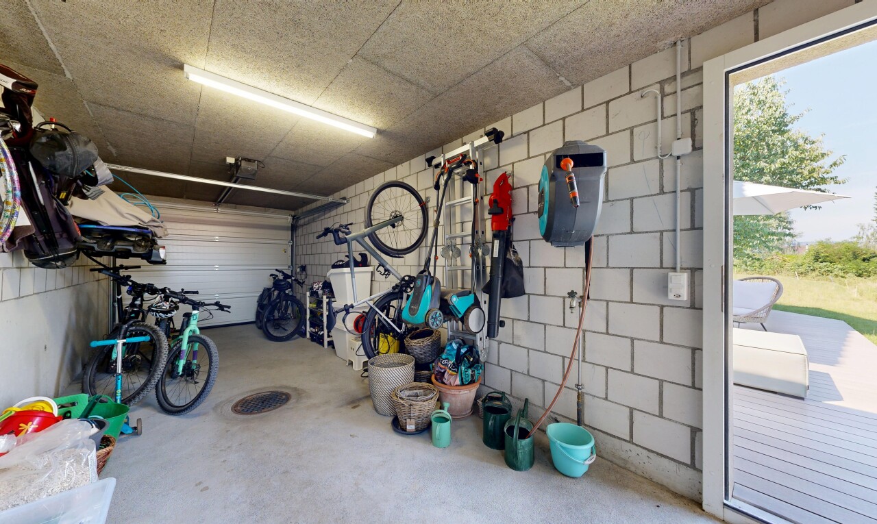 parken mit fahrradgarage