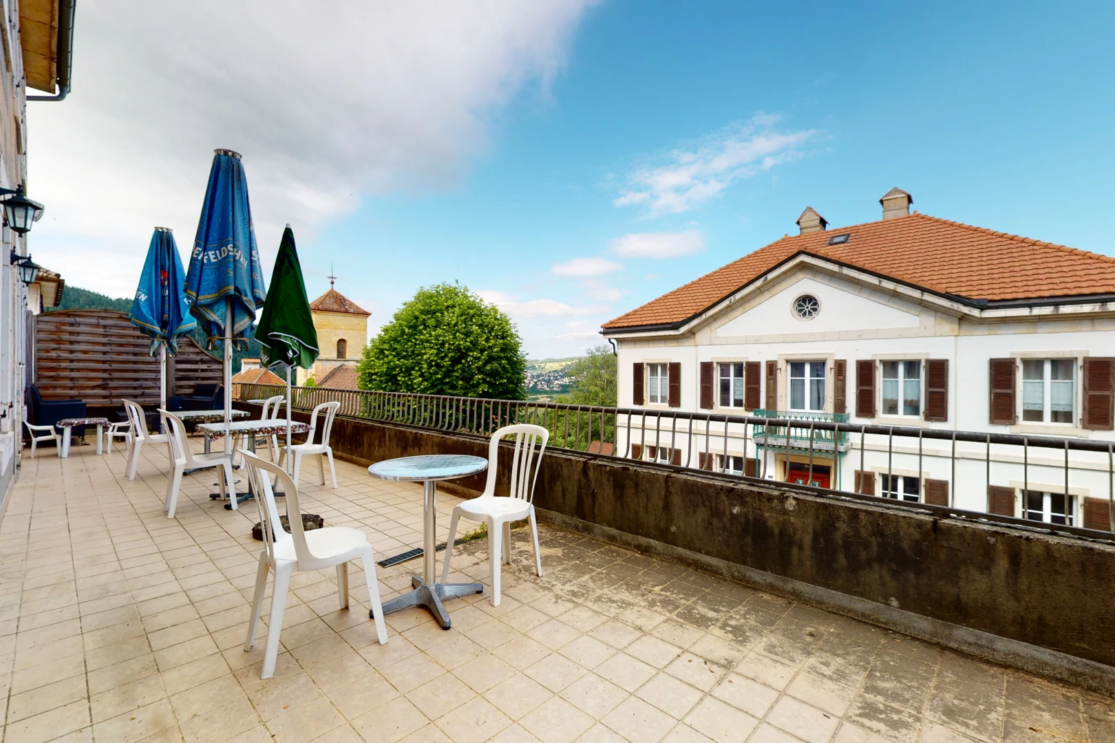 ansicht der terrasse