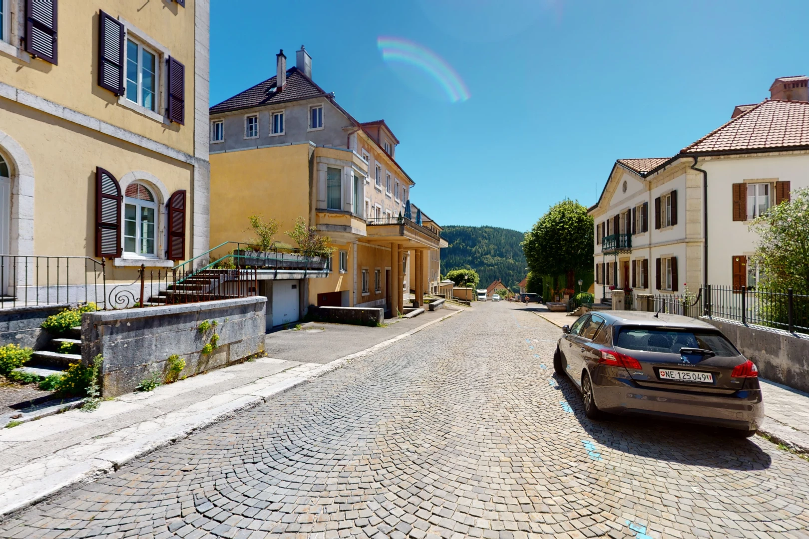blick auf die straße