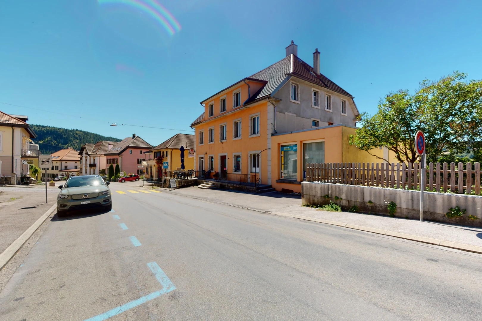 blick auf die straße