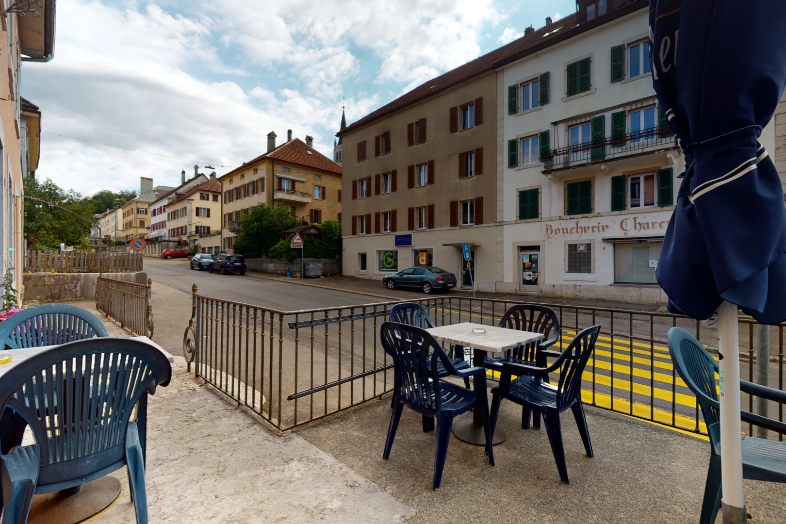 blick auf die terrasse / terrasse