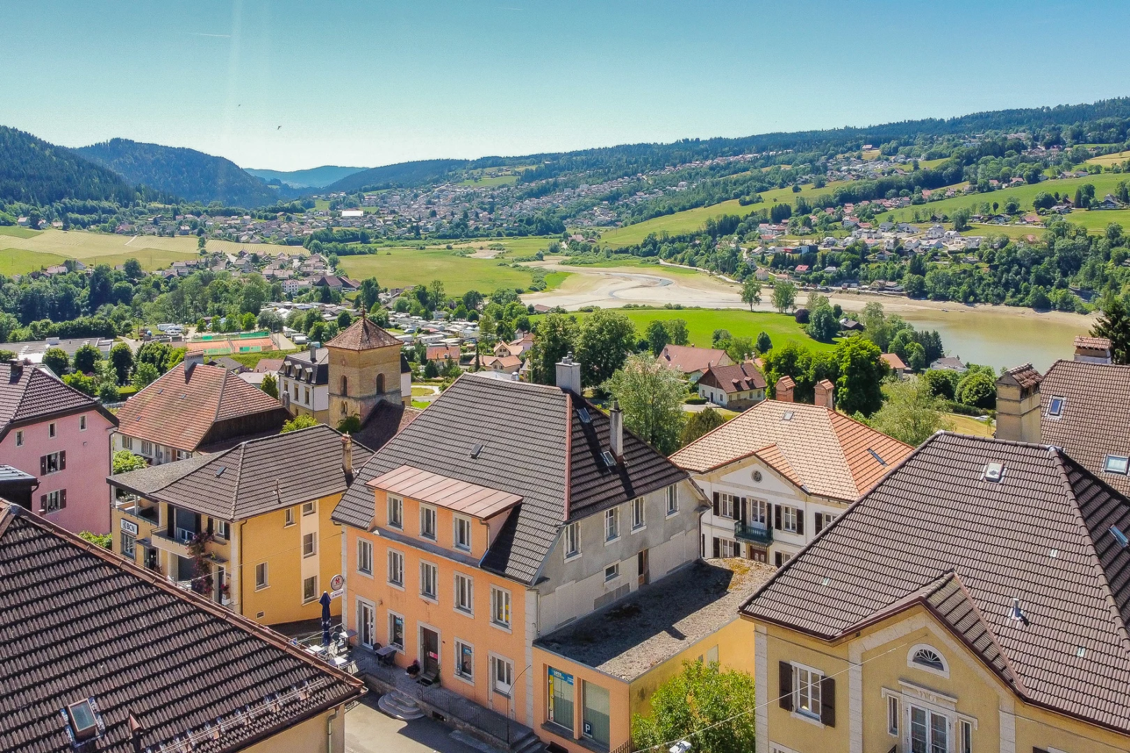 blick auf die vogelperspektive