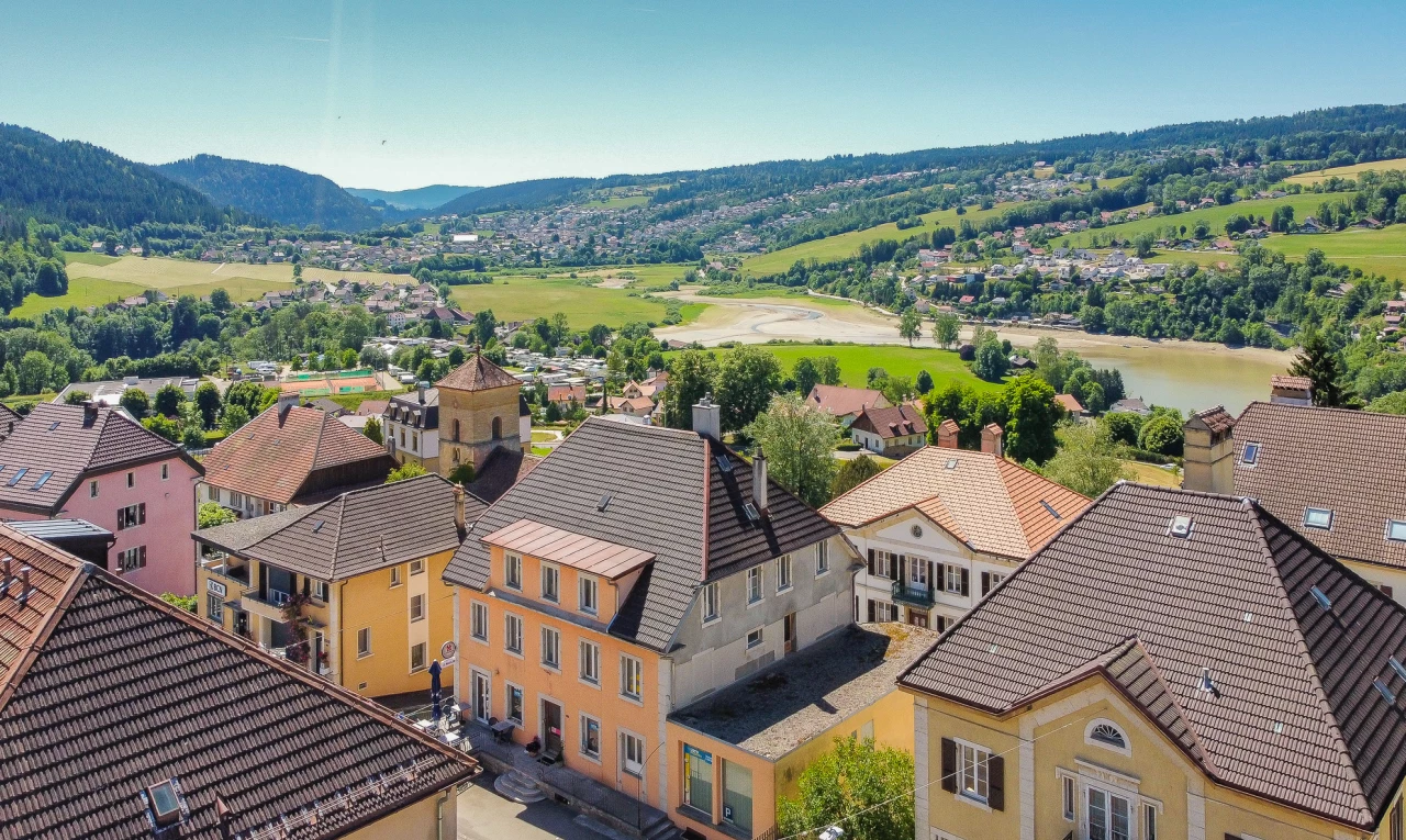 blick auf die vogelperspektive