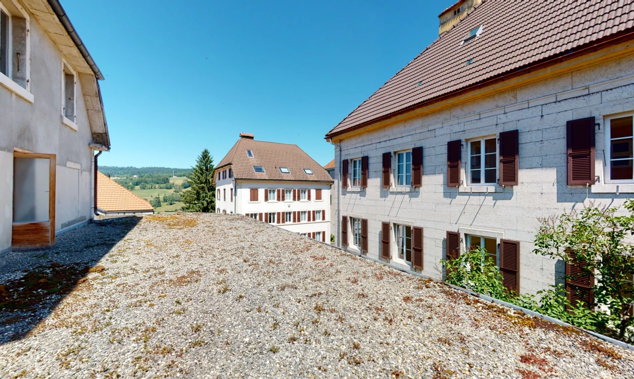 blick auf das haus