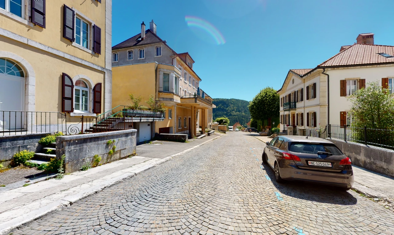 blick auf die straße
