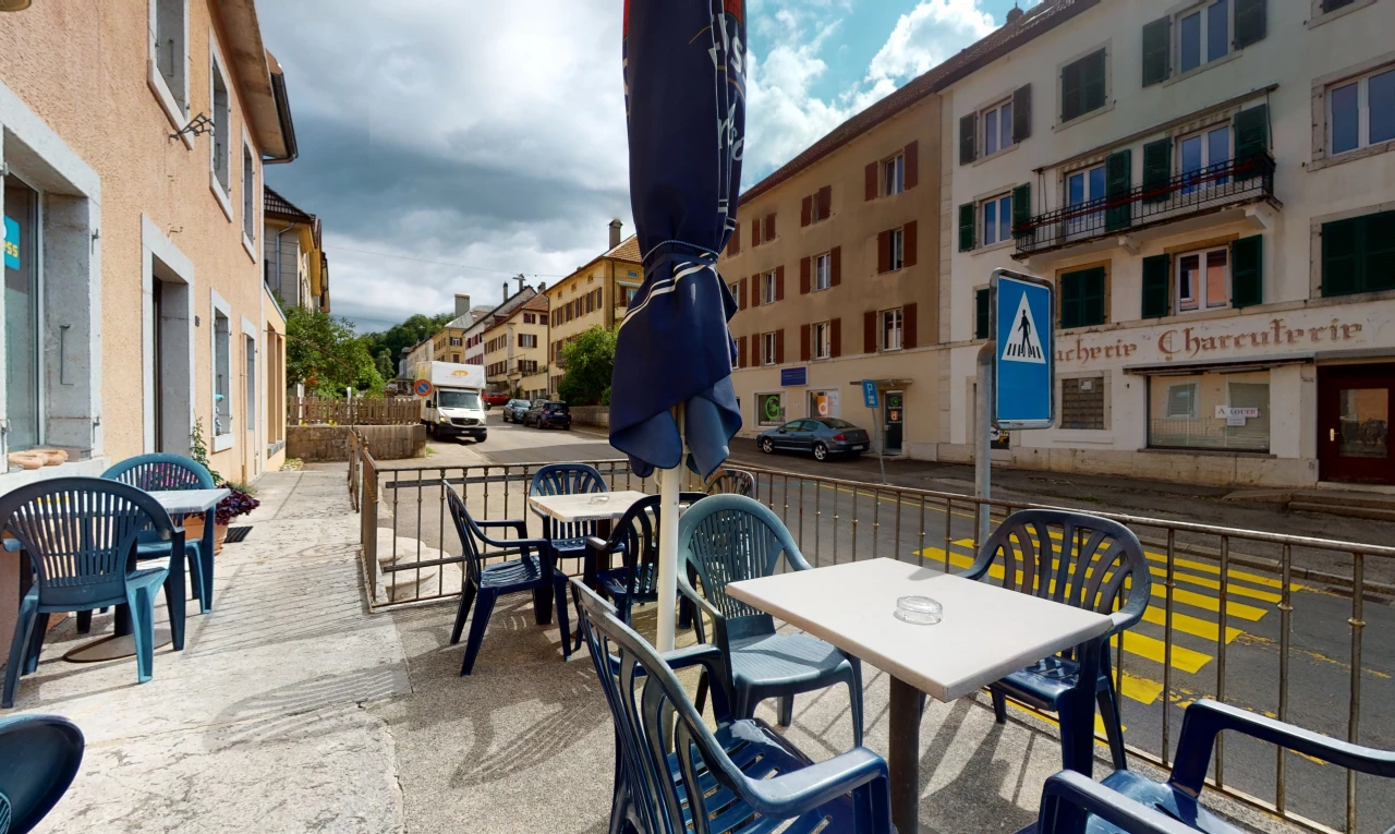 ansicht der terrasse