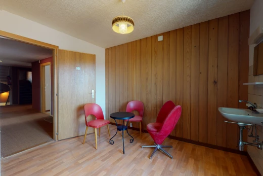 sitting room featuring hardwood floors