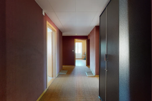 corridor with carpet