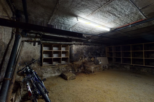 view of basement