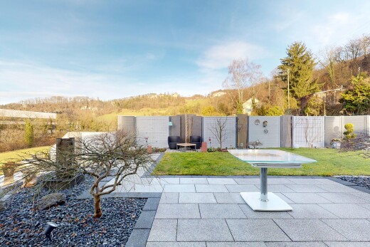 terrasse avec terrasse, clôture, day time, et from property
