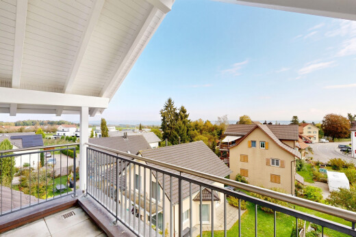 balcony featuring a residential view