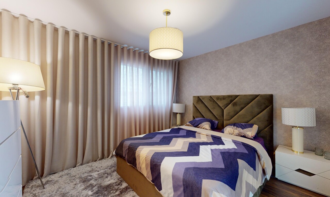 chambre avec lumière naturelle