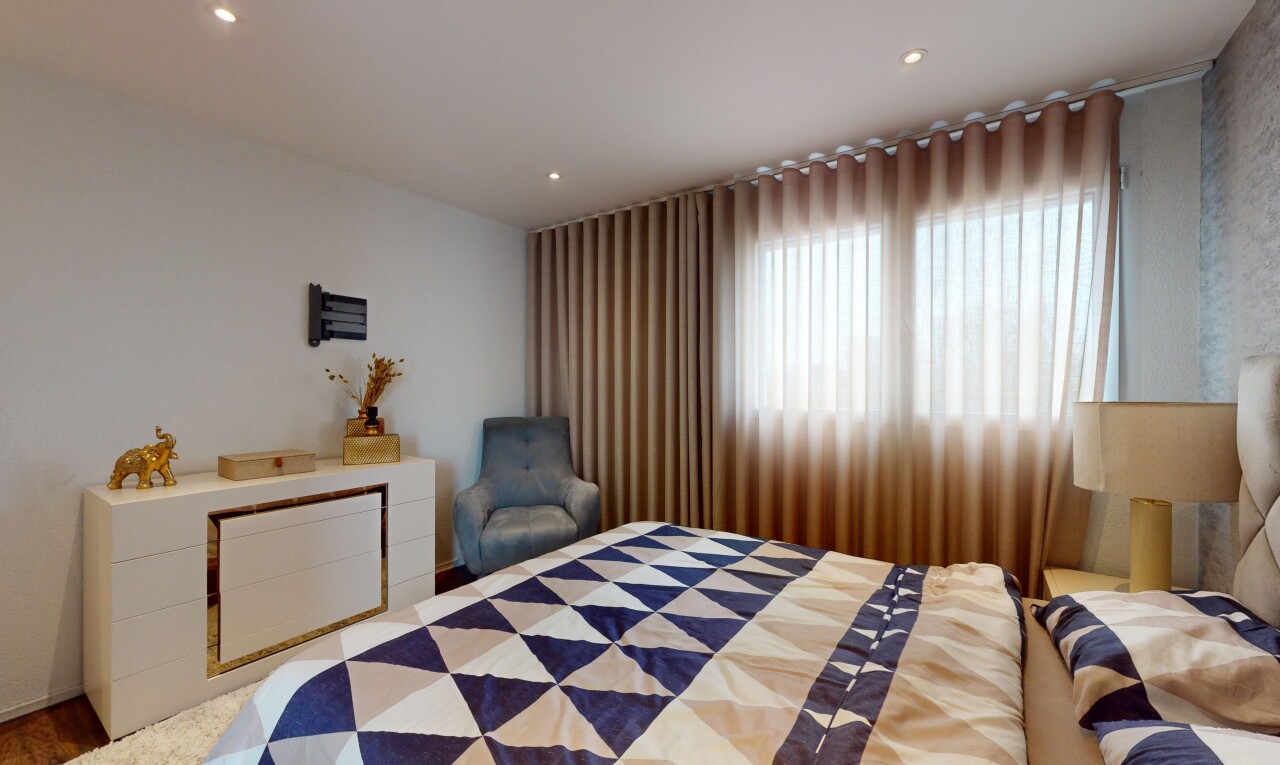 chambre avec lumière naturelle